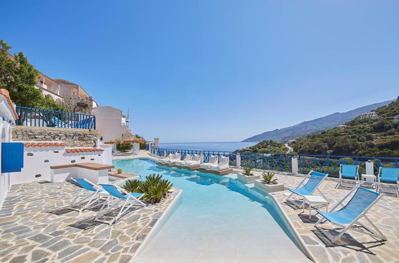 Sea View Kerame Villa Evdilos  Eksteriør bilde