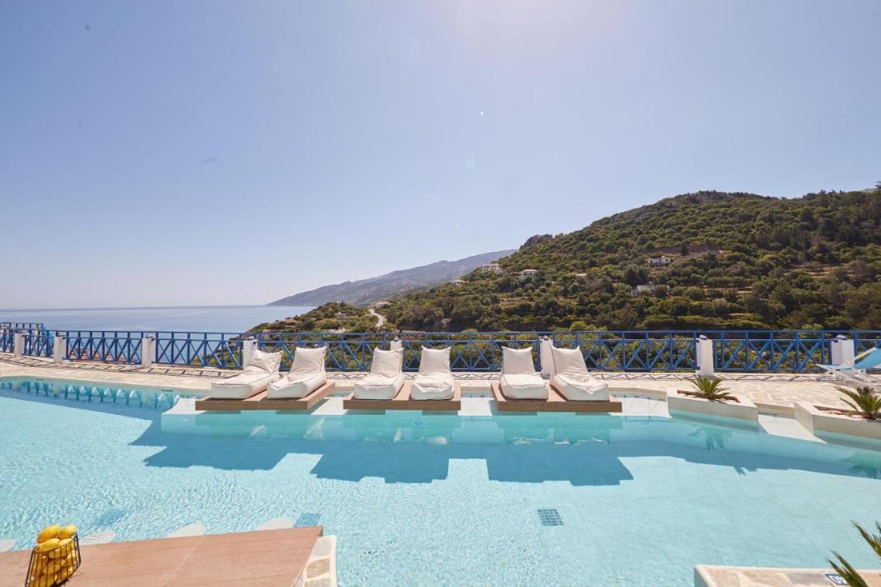Sea View Kerame Villa Evdilos  Eksteriør bilde